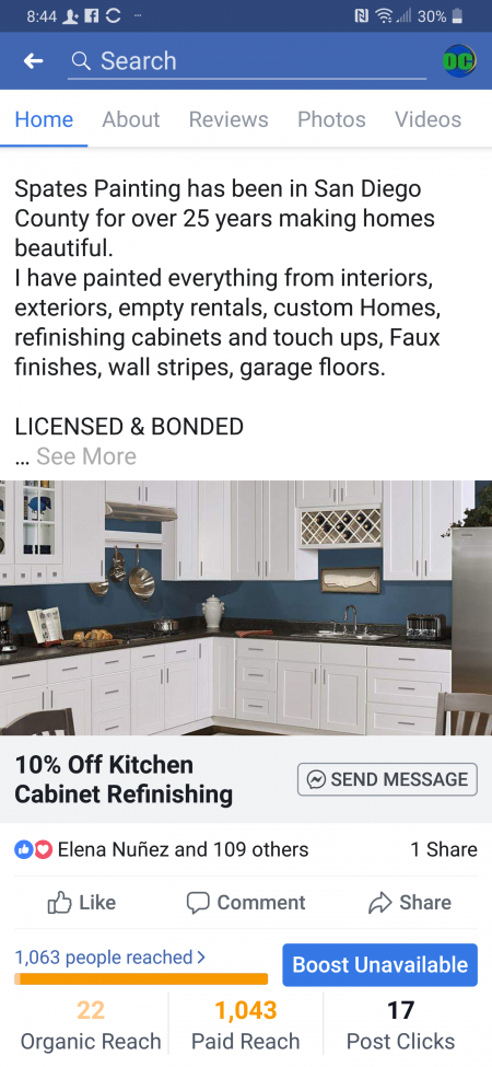 FaceBook Instagram Ads For House Painters